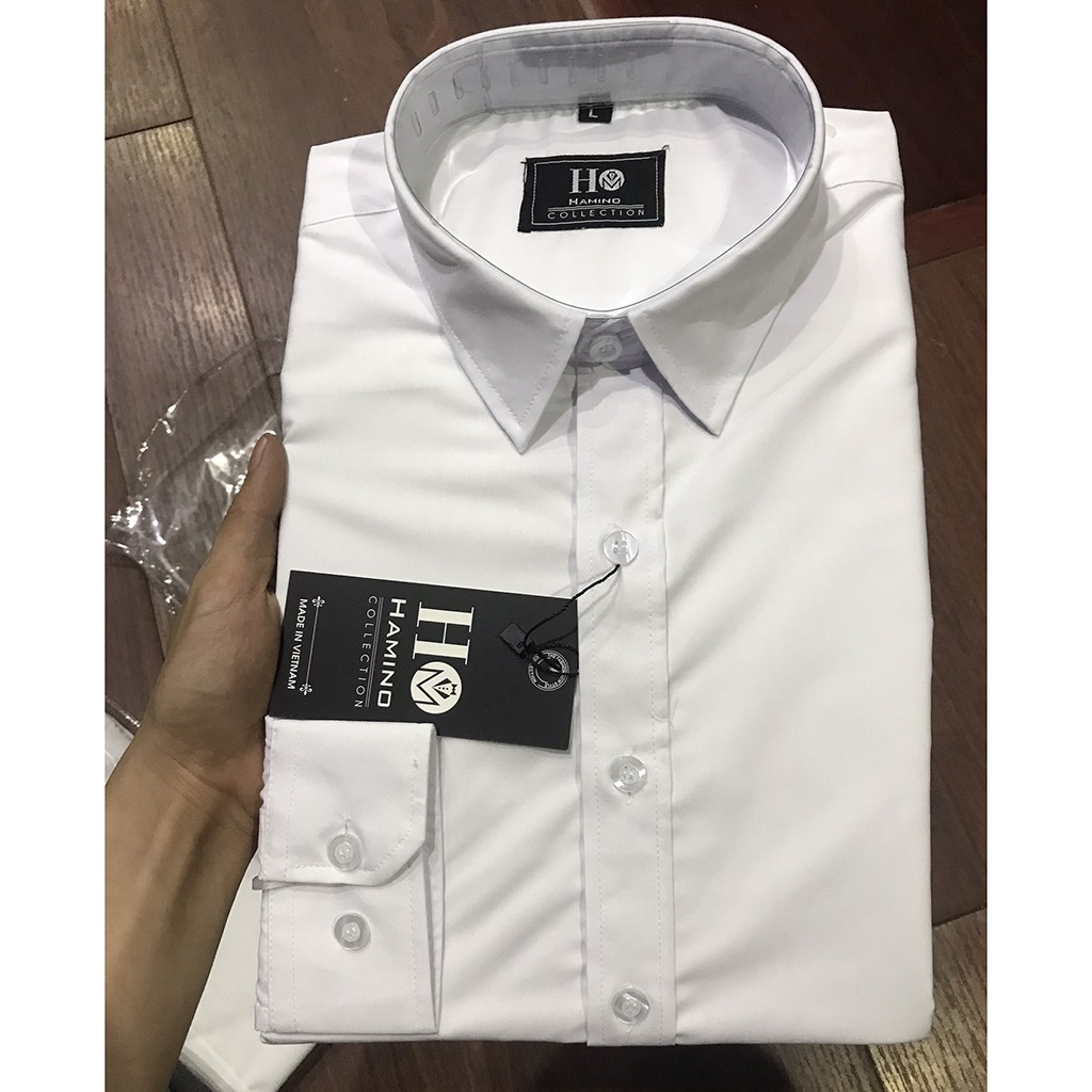 Áo sơ mi nam lụa cao cấp hàng vnxk thời trang chất vải xin, đẹp form slimfit | BigBuy360 - bigbuy360.vn