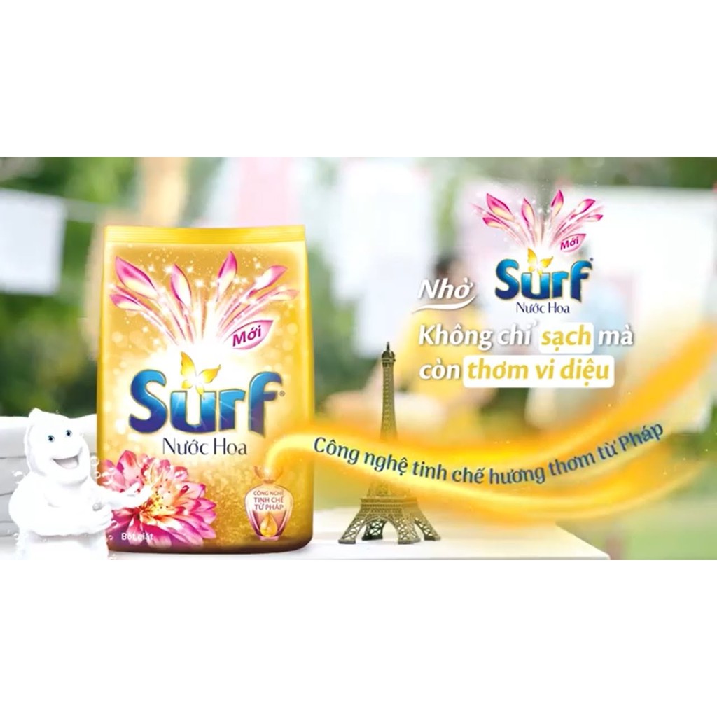 [Mã HCMSPS44 giảm 10% đơn 150K] Bột giặt Surf hương Nước hoa 5,5kg