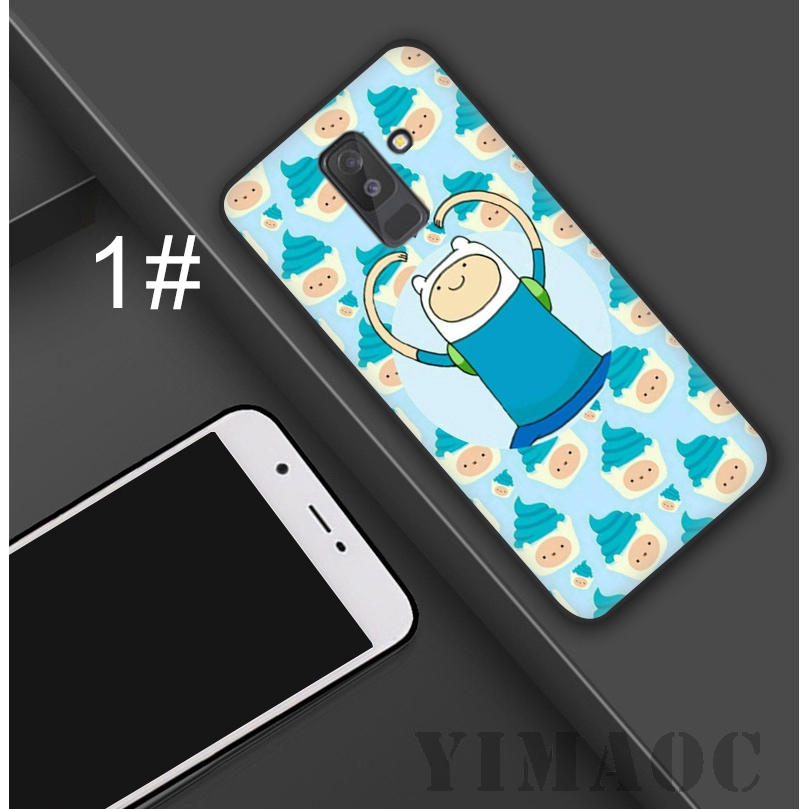 Ốp điện thoại in hình phim Adventure Time thời trang cho Samsung Galaxy S9 S8 Plus S7 S6 Note 8 9