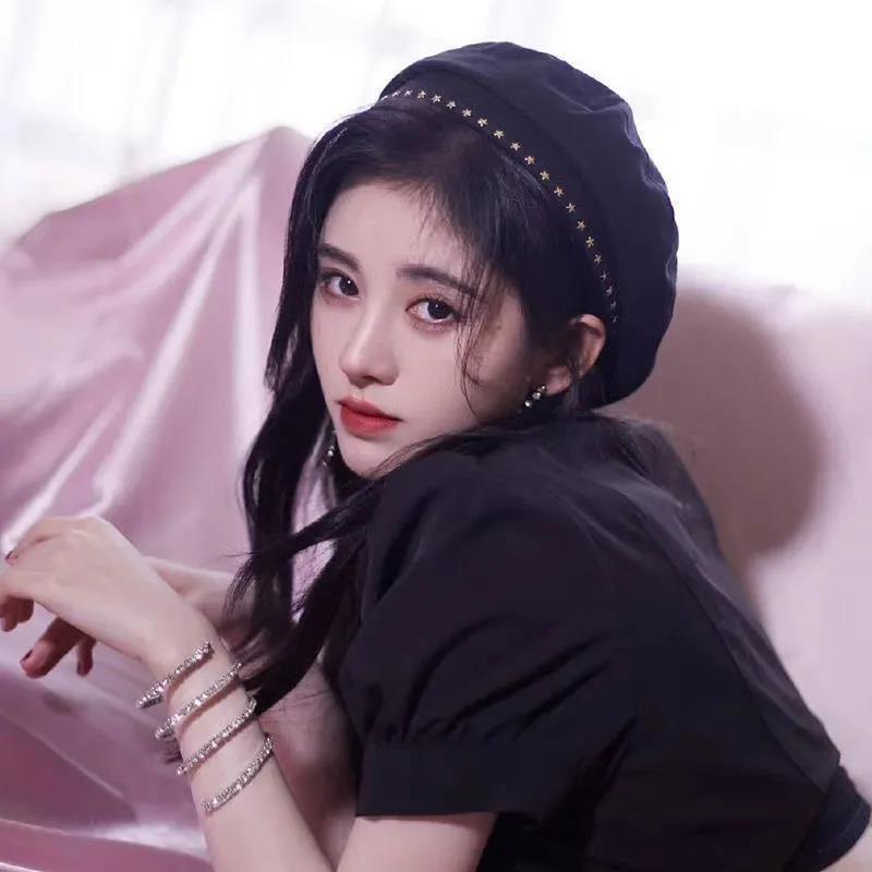 Mũ beret màu trơn mới cho nữ