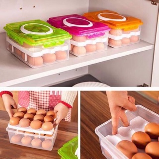 Hộp đựng trứng 2 tầng
