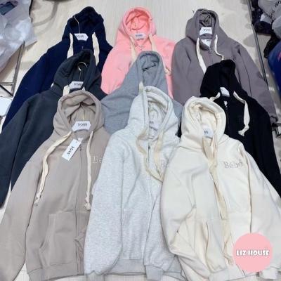 Áo hoodie nữ có khoá áo khoác nỉ dày dặn phong cách hàn quốc đẹp Lizhouse | BigBuy360 - bigbuy360.vn