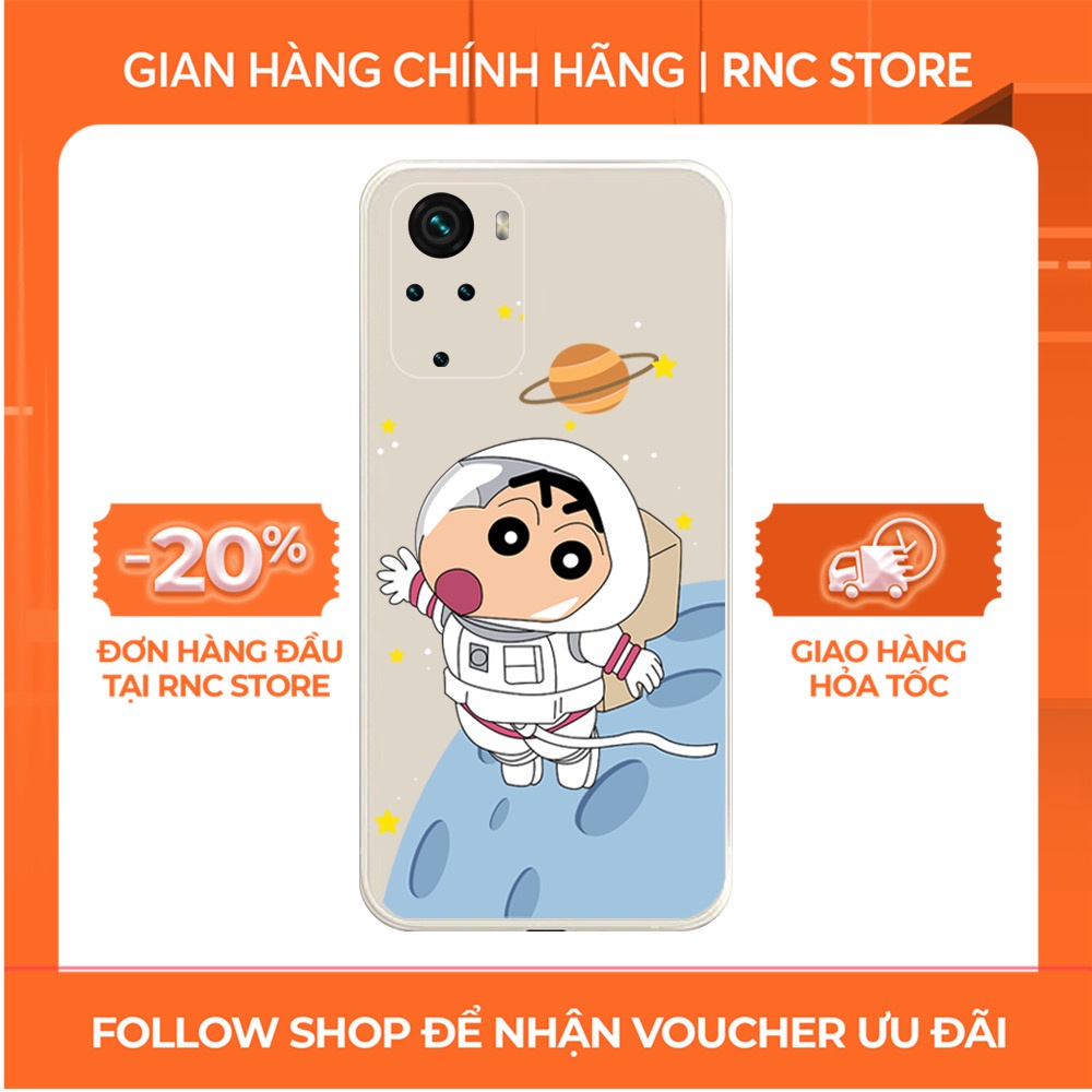 Ốp lưng Xiaomi Redmi 10/Redmi 9T/Poco X3/....dẻo cạnh vuông bảo vệ camera hình Shin. phi hành gia