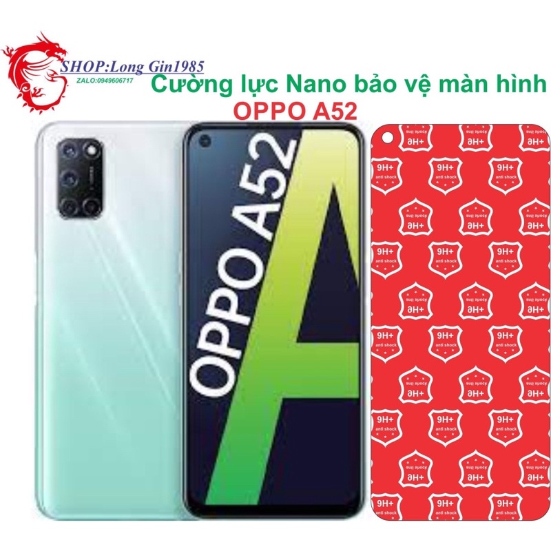 Oppo A52 Cường lực dẻo Nano chống va đập chống trầy xước tốt