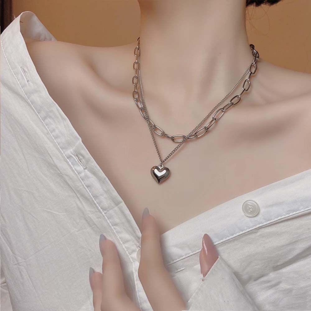Vòng cổ Hai Lớp Thiết Kế Đơn Giản Thời Trang Dành Cho Nữ