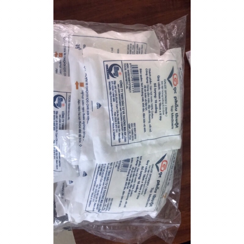 Gạc y tế bịch 10 túi