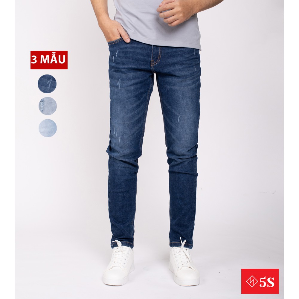 Quần Jean Nam 5S 3 Mẫu Cơ Bản, Phom Trẻ Trung, Ôm Vừa, Co Giãn Thoải Mái | BigBuy360 - bigbuy360.vn