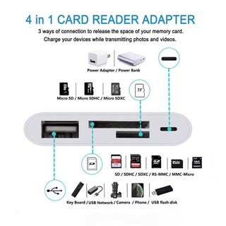 Đầu Đọc Thẻ Nhớ SD, Micro SD (TF) Cho iPhone, iPad