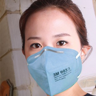 Túi 2 chiếc khẩu trang 3m 9033 lọc bụi, bảo vệ hô hấp