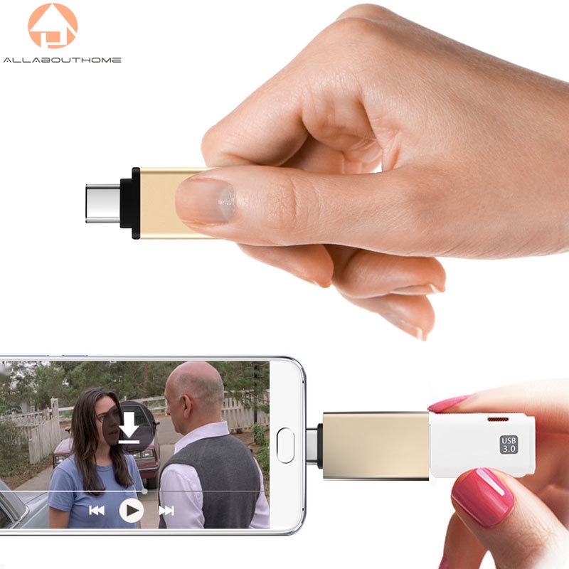 Abh Cáp Chuyển Đổi Từ Đầu Usb 3.1 Type-C Sang Usb 3.0 Cho Điện Thoại / Máy Tính Bảng / Pc / Macbook | BigBuy360 - bigbuy360.vn