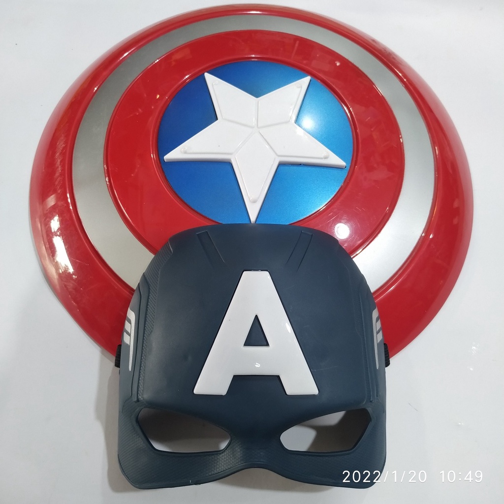 Đồ Chơi Khiên và Mặt Nạ Đội Trưởng Mỹ Captain America Mẫu Mới