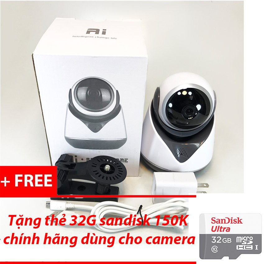 Camera Wifi full HD 1080P Care Cam Model-18Y5 tặng thẻ nhớ 32G new