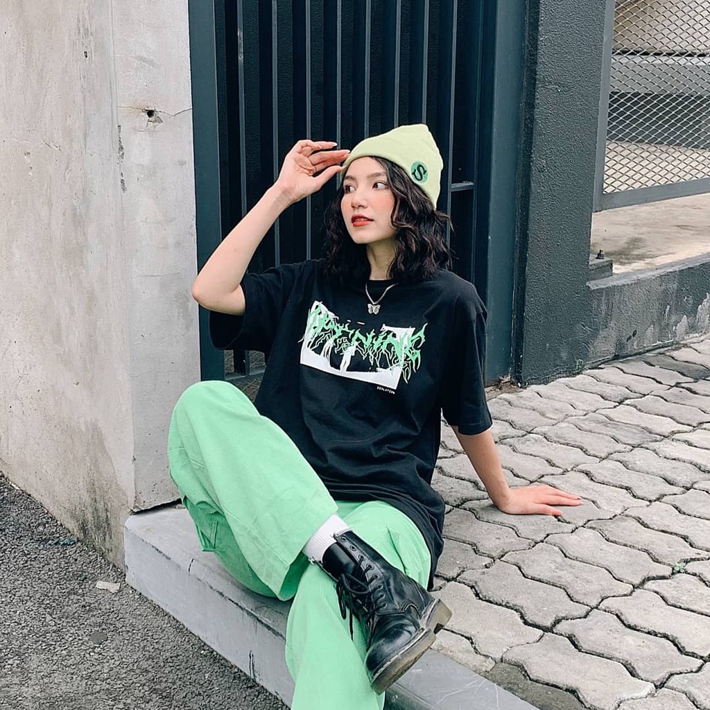 Áo Isolation - Đen/Xanh lá