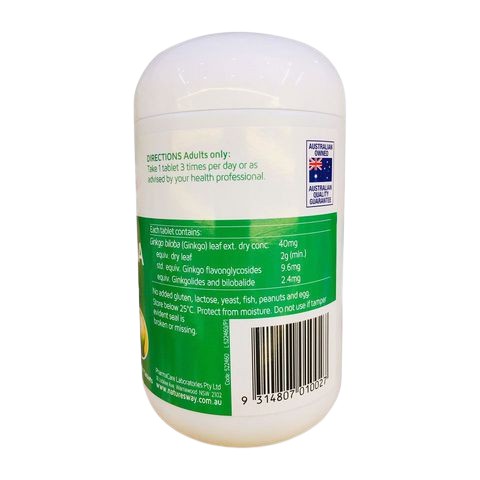 Nature's Way Viên Uống Bổ Não Ginkgo Biloba 2000mg 120 Viên | BigBuy360 - bigbuy360.vn
