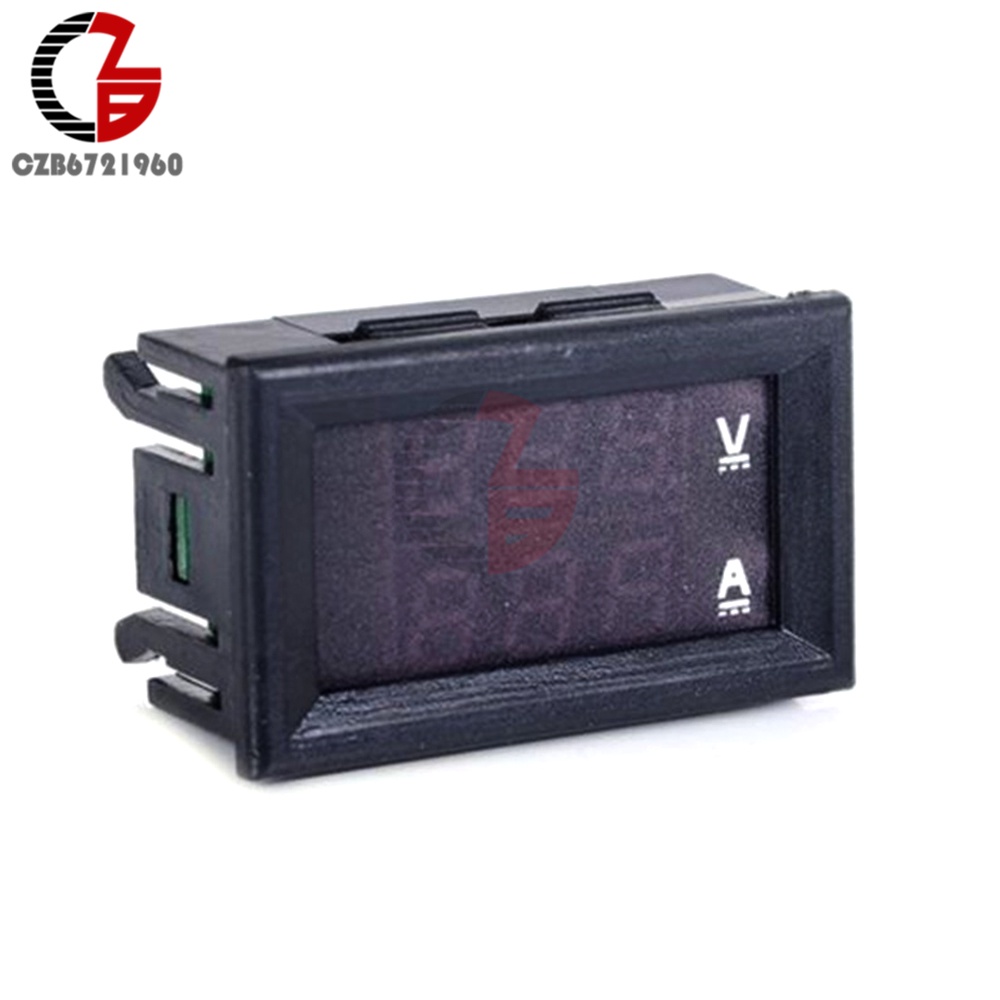 Đồng Hồ Đo Điện Áp Và Dòng Điện DC 0-100V 10A 12V 24V