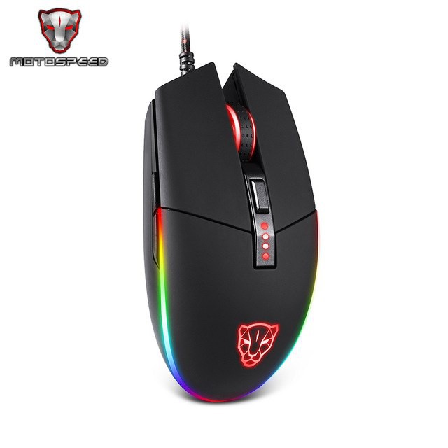 Chuột Gaming MOTOSPEED V50 Gaming mouse có LED RGB thay đổi theo DPI - hàng chính hãng