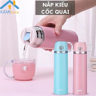 Bình giữ nhiệt Nắp có quai 500ml ly cốc cách nhiệt Model22002