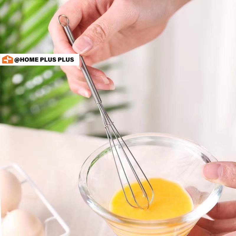Dụng cụ đánh trứng trộn dung dịch mini bằng thép không gỉ