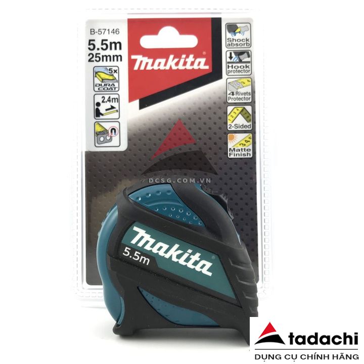 Thước kéo 5.5m x25mm/1kg Makita B-57146 | Tadachi