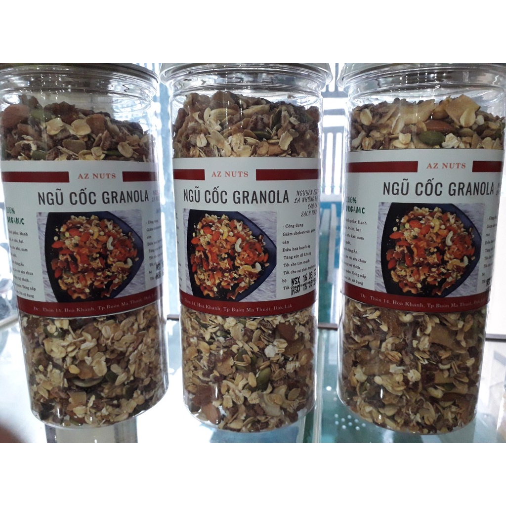 SIÊU Sale GRANOLA từ các loại hạt nướng mật ong