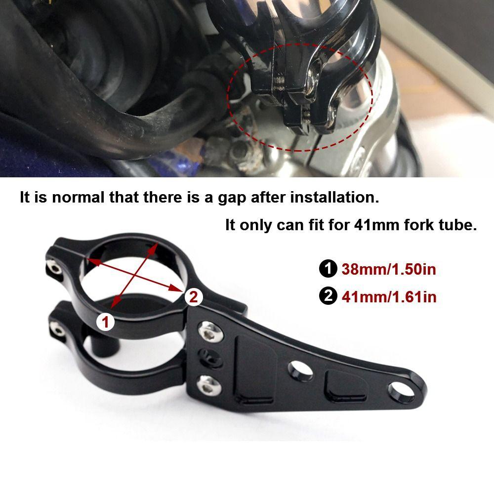 1 Cặp Giá Đỡ Đèn Cố Định Thân Xe Máy 41mm