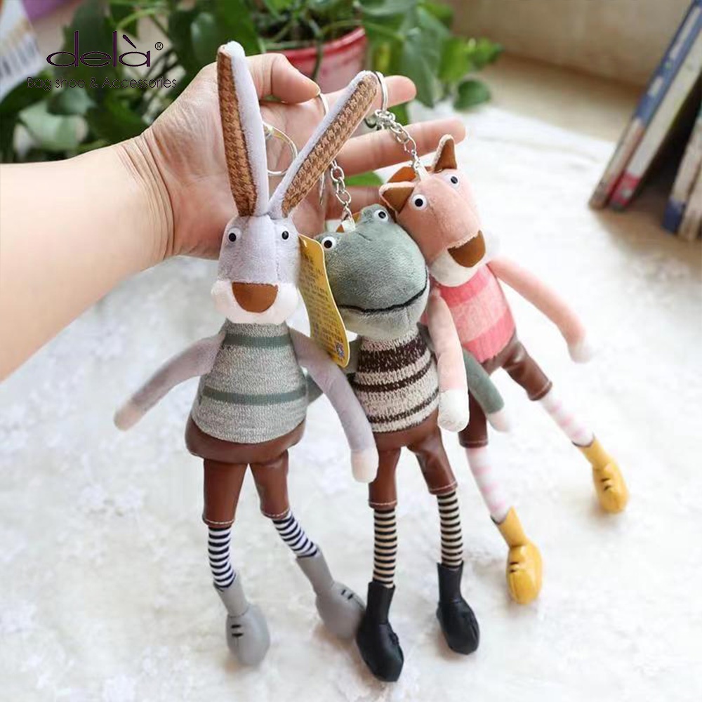 Dela Phụ Kiện Móc Khóa Hình Thỏ Dễ Thương Xinh Xắn