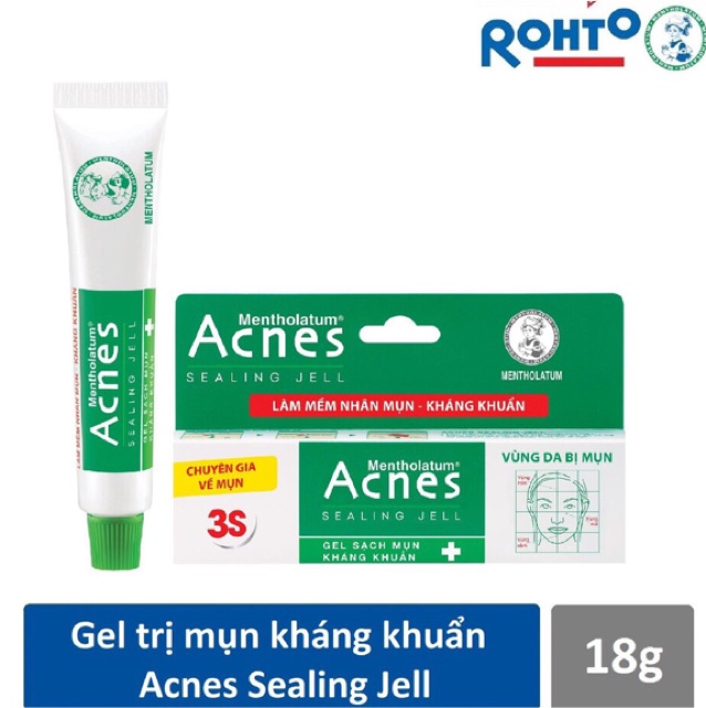 🌹Gel Acnes Sealing Jell ngừa mụn kháng khuẩn 18g