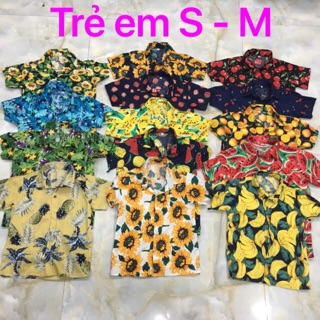 Áo trái cây đi biển trẻ em