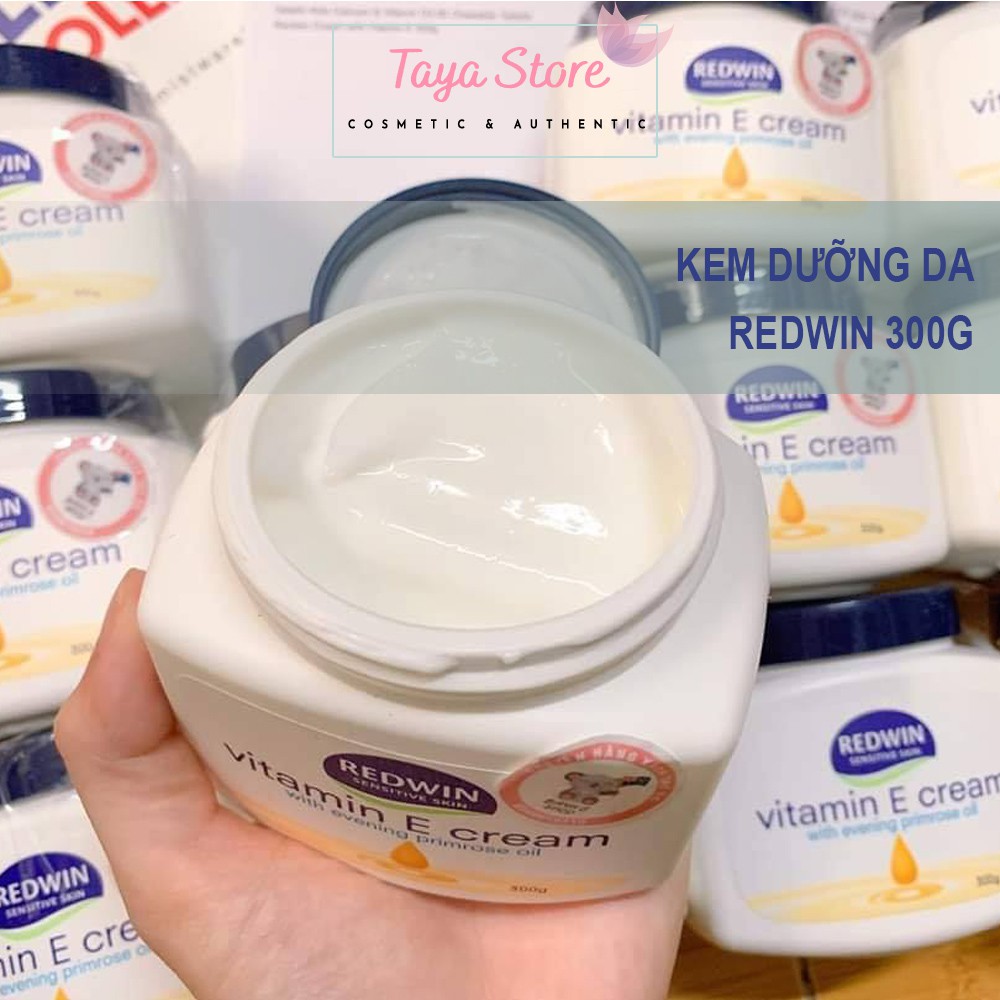 Kem dưỡng da vitamin E Redwin Cream (hũ 300gr) Úc