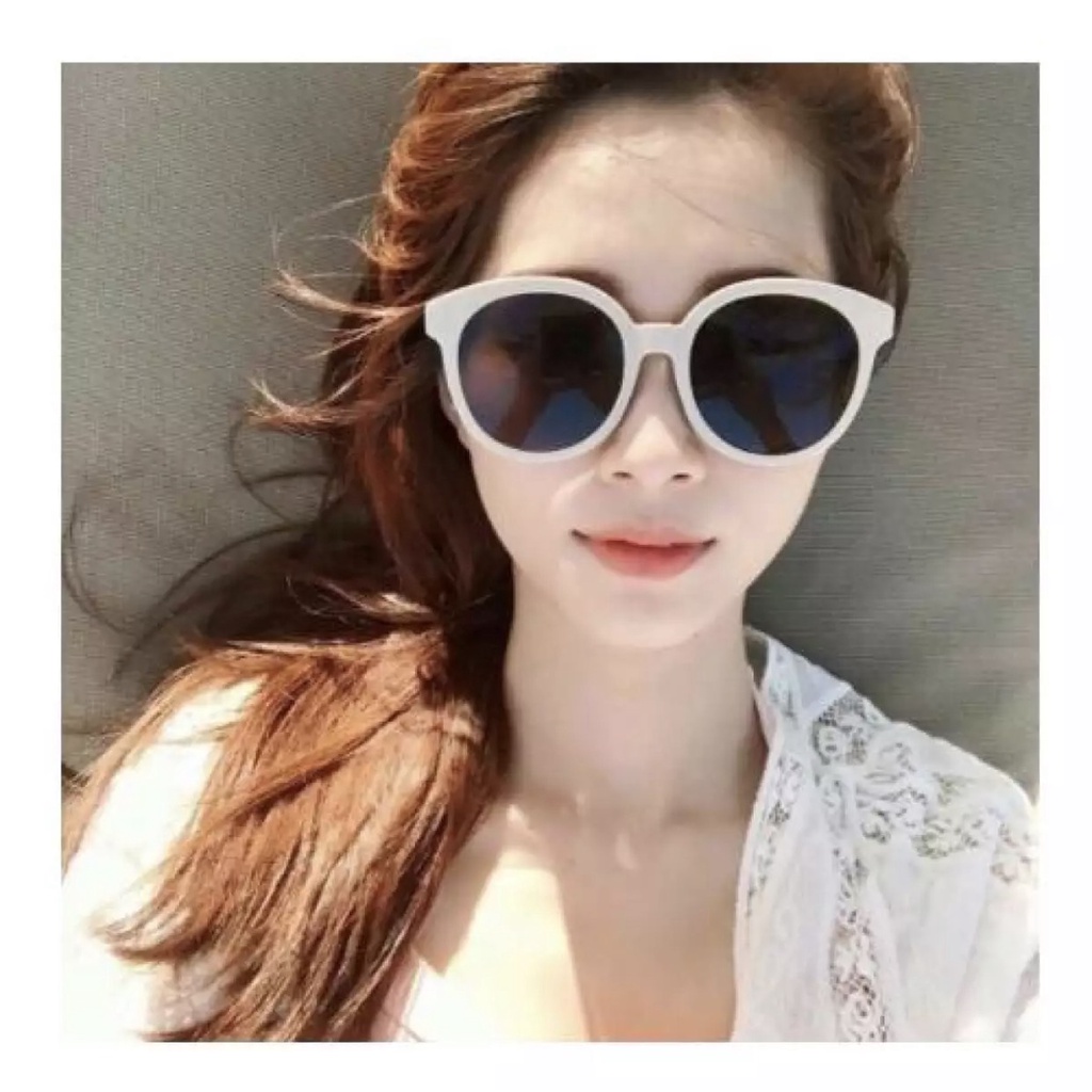 Kính Mắt Thời Trang Viền Trắng Sành Điệu Siêu Xinh V2_LOOK