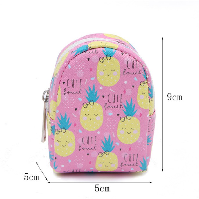 MÓC KHÓA BALO MINI CHẤT DA - ĐỰNG SON THẺ XE HOT TREND