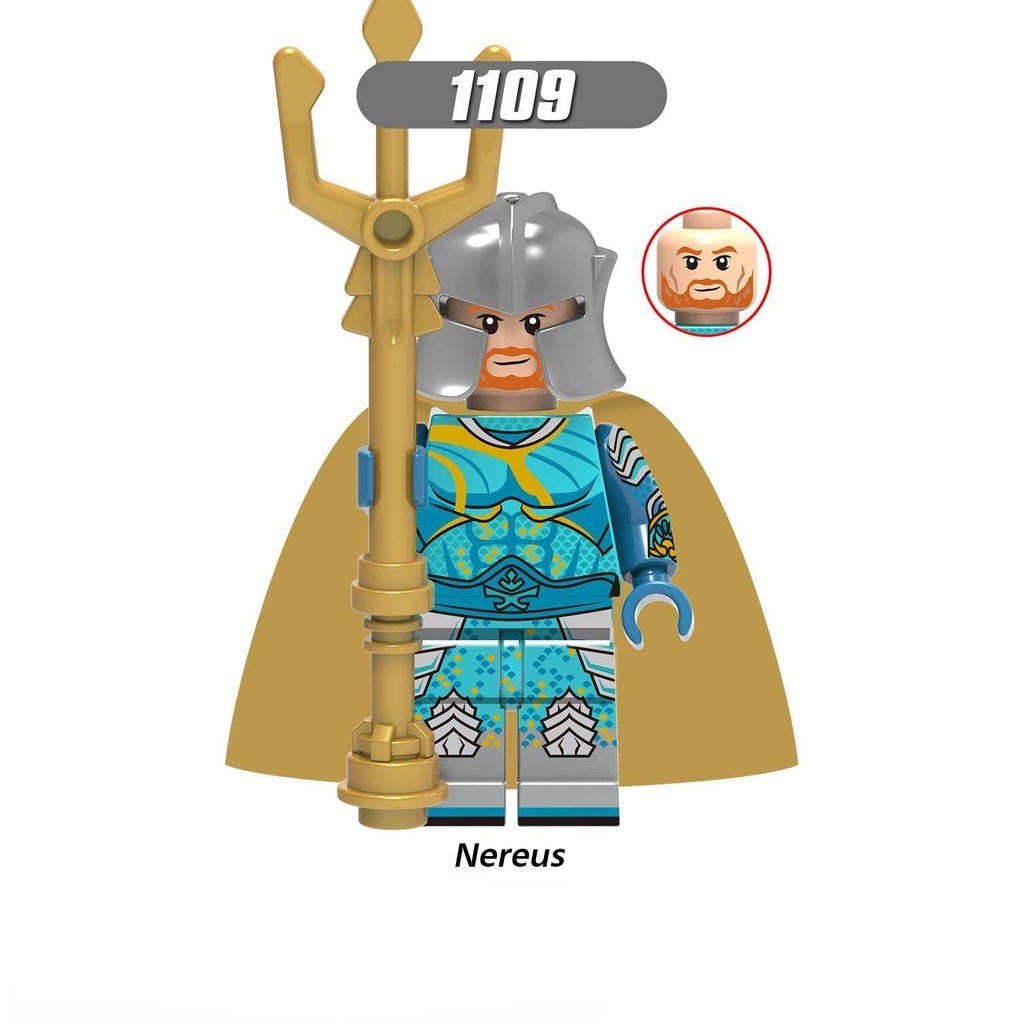 Mô Hình Đồ Chơi Lego Siêu Anh Hùng Aquaman Vulko Atlanna Mera Arthui Nereus ORM
