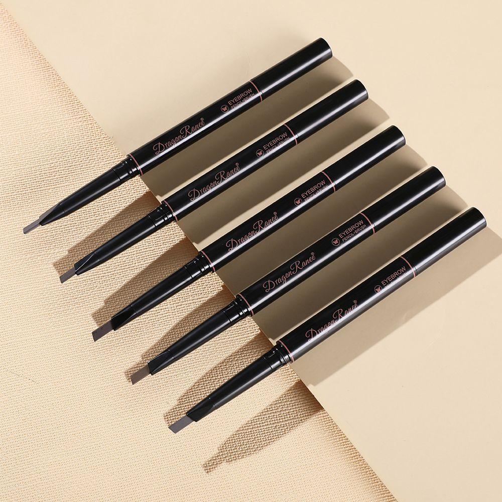 Bút Kẻ Lông Mày 4 Màu Tự Nhiên Lâu Trôi Kèm Cọ Trang Điểm Tiện Dụng