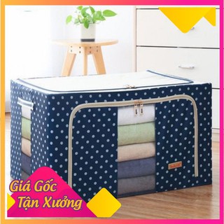 COMBO 2 Túi đựng đồ đa năng có khung sắt  [FREESHIP]