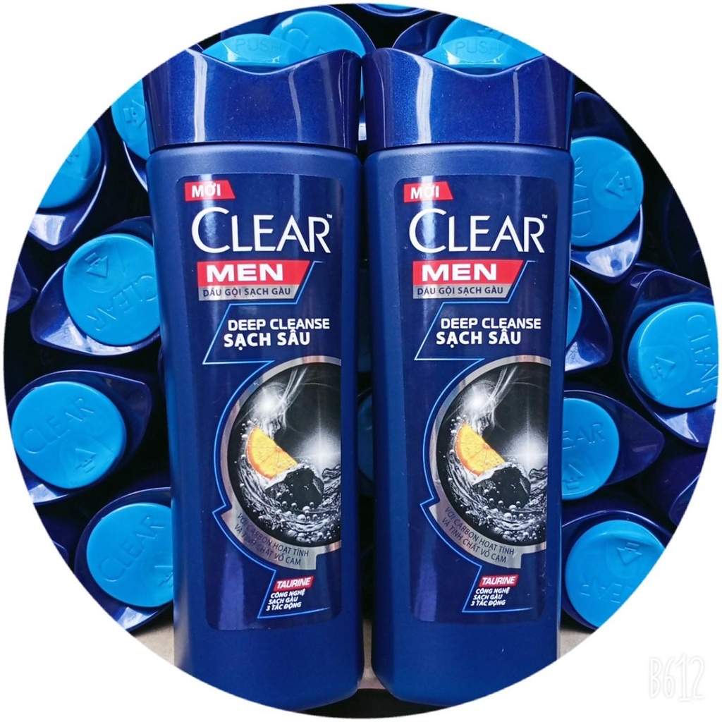 Dầu gội sạch gàu Clear Men Deep Cleanse sạch sâu cho 1 mái tóc khỏe và bồng bềnh 180g