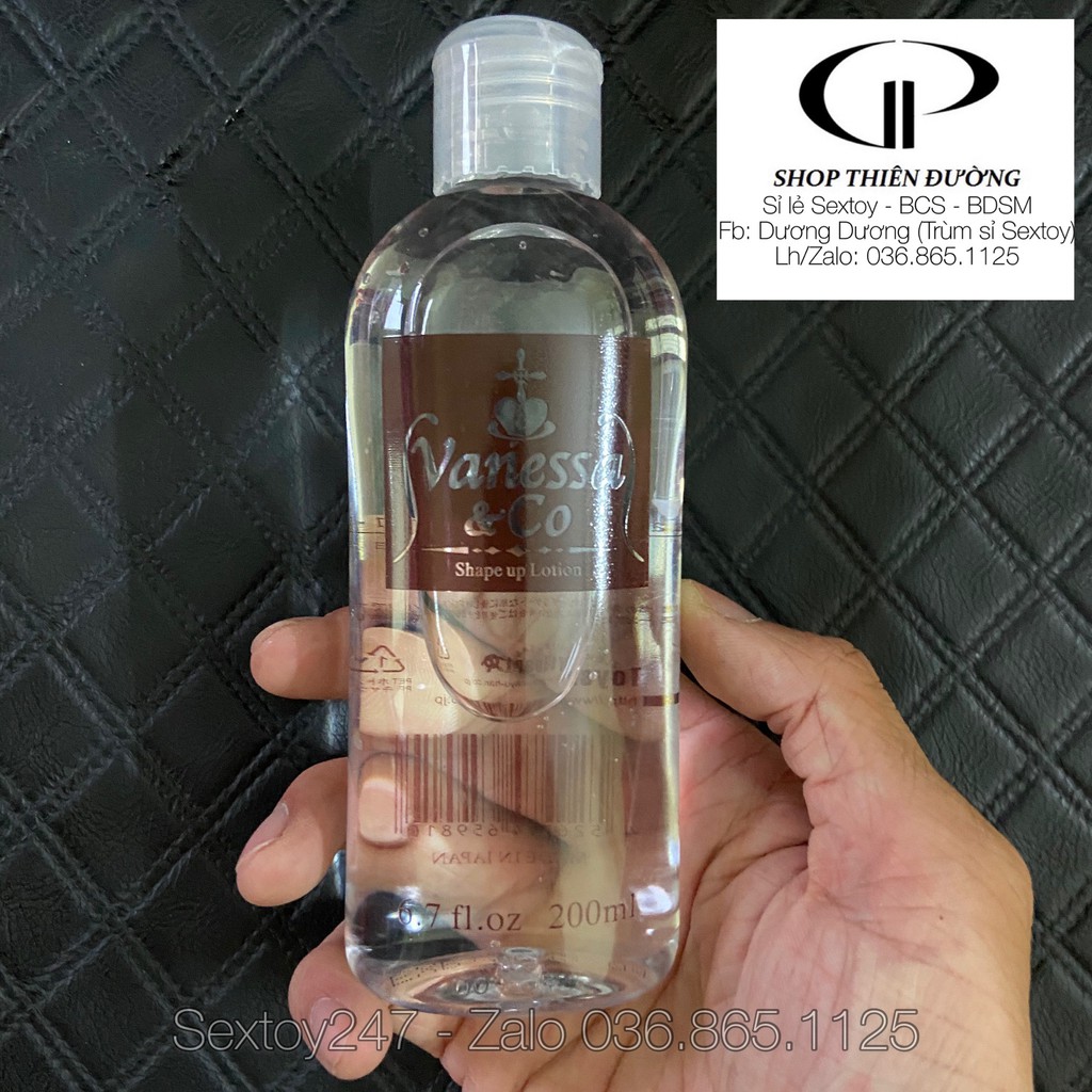 Gel Bôi Trơn Trong Suốt Massage Body Vanessa & Co Nhật Bản 200Ml