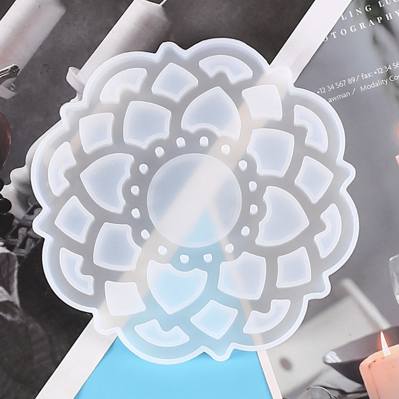 Khuôn Làm Đế Lót Ly Bằng Silicone Hình Hoa Sen