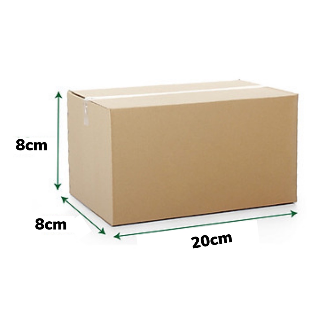 Hộp carton gói quà 20 x 8 x 8 cm bìa carton thiết kế 3 lớp dày dặn chắc chắn nhiều kích cỡ có bán sỉ lẻ