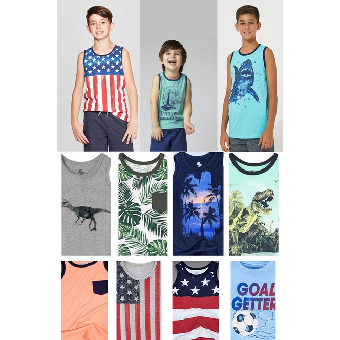 Áo thun ba lỗ bé trai size đại Place size 4-16T, hàng Vnxk dư xịn đẹp xuất sắc
