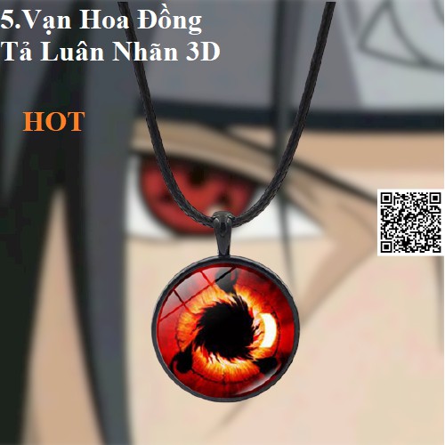 Dây Chuyền Sharingan Naruto nhiều mẫu 1010