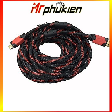 Dây cáp HDMI to HDMI 10 mét dây dù chống đứt Normal - MrPhukien