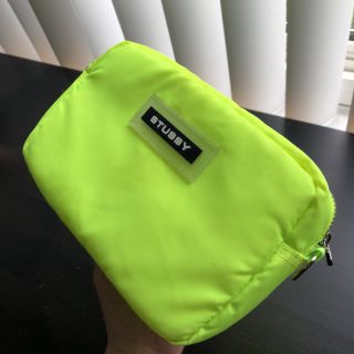 Túi auth STUSSY màu xanh neon