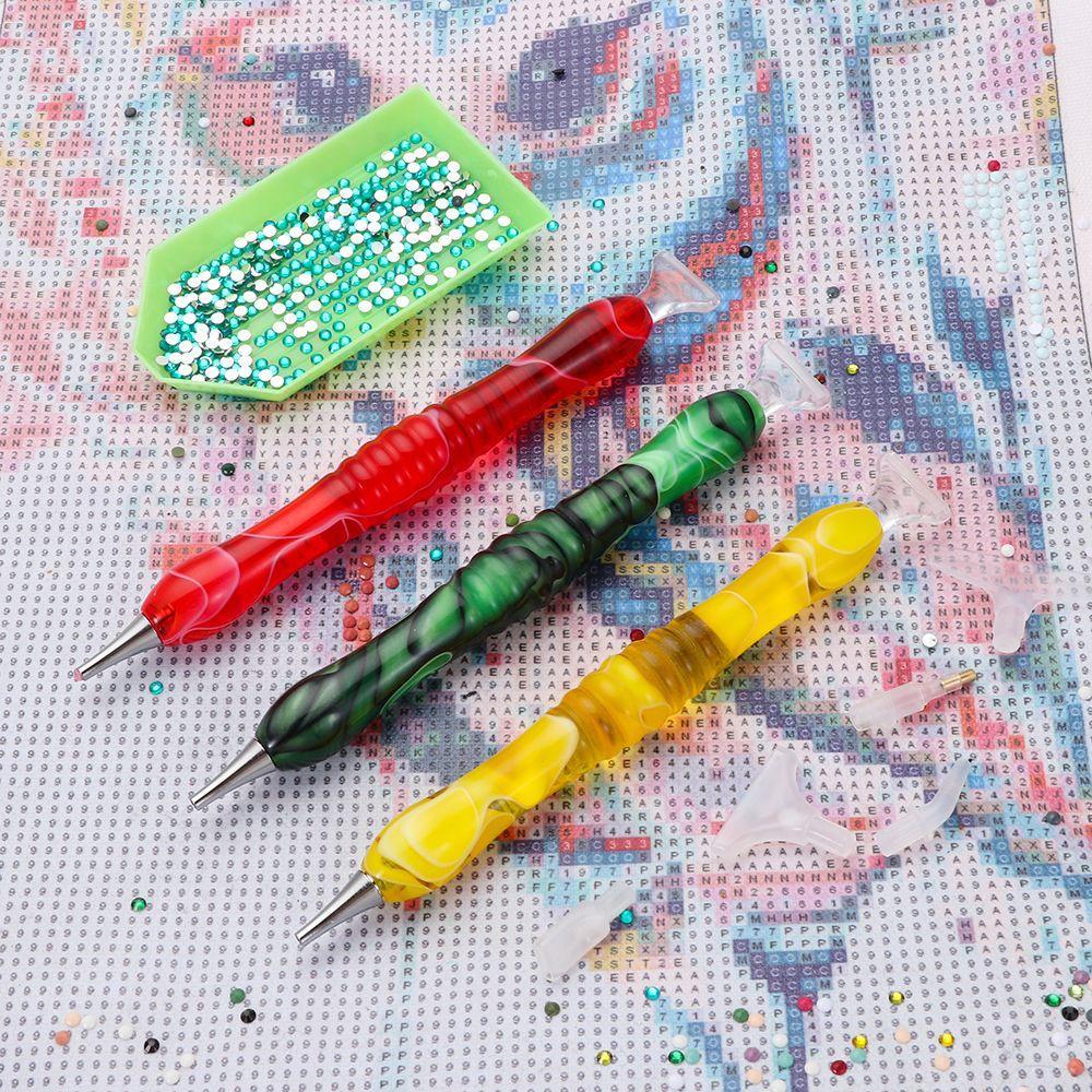 YANN1 Bút Thêu Tranh Chữ Thập 5D Bằng Nhựa Resin