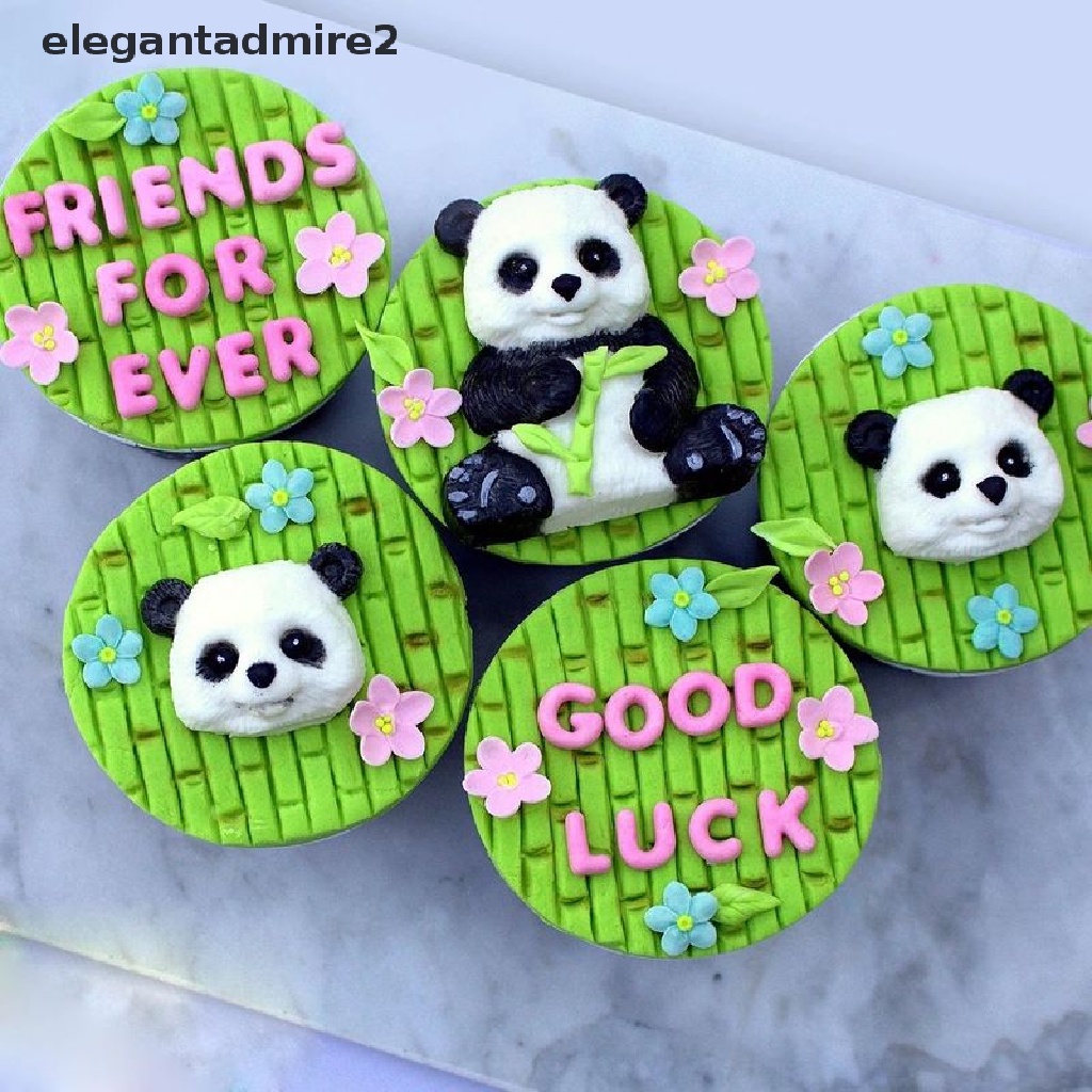 Khuôn Silicone Tạo Hình Làm Bánh Kẹo Hình Gấu Trúc