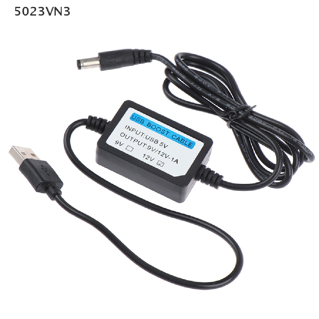 USB Charge Power Boost Cable DC 2.1x5.5mm 5V to DC 9V/12V 1A Step UP Cable {EP}