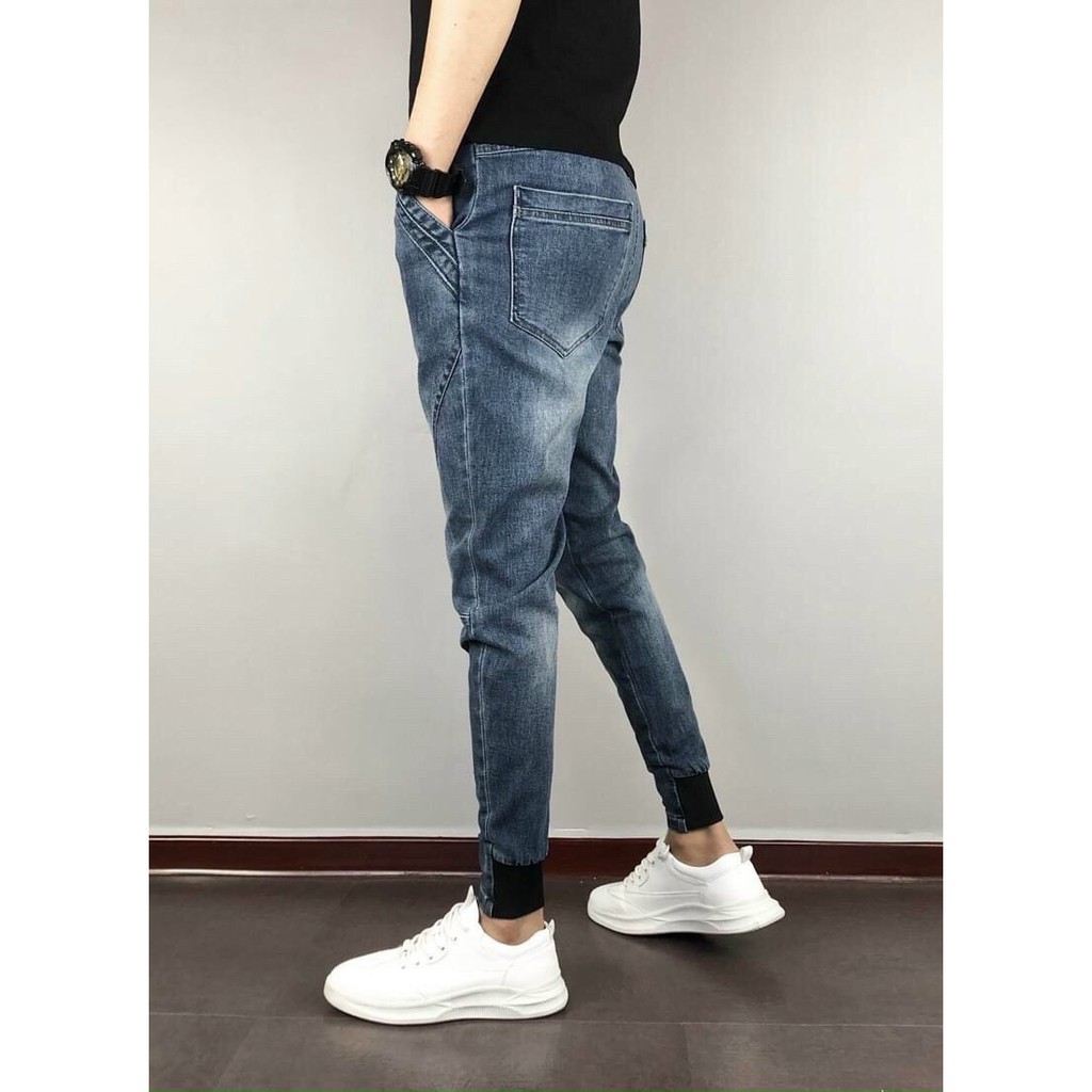 Quần jean nam jogger cao cấp vải dày co dãn tốt mẫu mới nhất hiện nay Phuongnamshop20 kva9