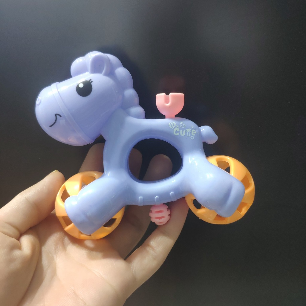 Đồ chơi xúc xắc, lục lạc có chuông vui nhộn 5 món hình thú đáng yêu cho bé