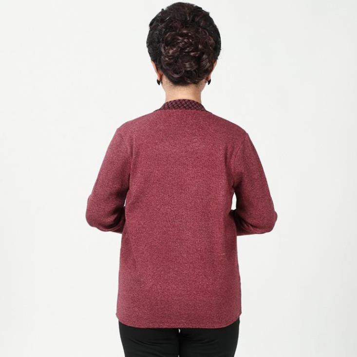 ÁO KHOÁC LEN CHO BÀ_LEN KHÔNG CỔ | BigBuy360 - bigbuy360.vn