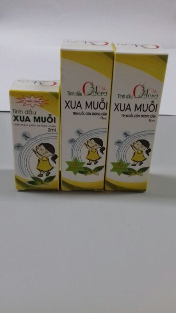 Combo 3 chai tinh dầu xua muỗi Odora