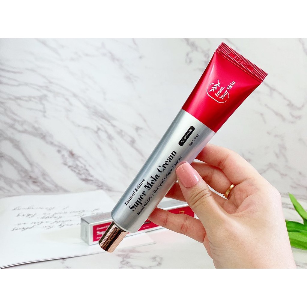 Kem dưỡng trắng da, mờ nám Super Mela Cream 50g Hàn Quốc - Út store